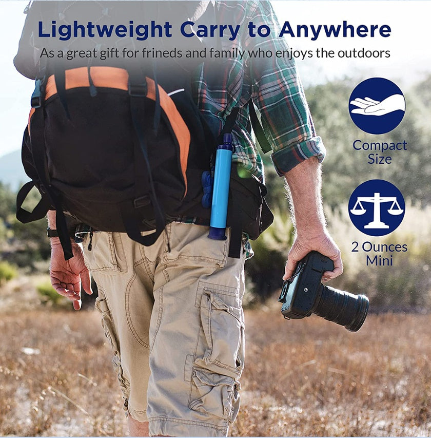 Emergency Water Filter Straw